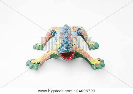 Keramisk farvet Dragon