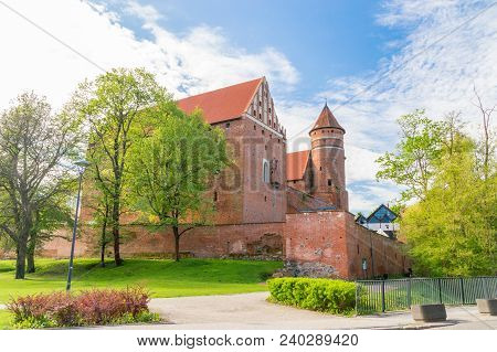 Gothic Castle Of Warmian Bishops In Olsztyn, Poland.