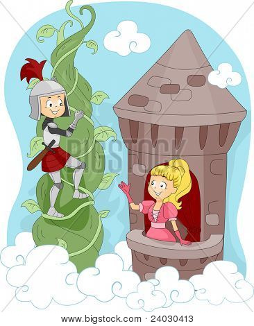 Knight, pelastettuaan prinsessan kuva