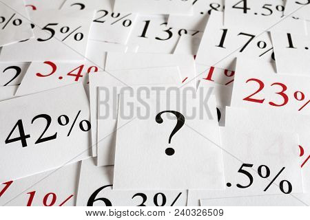 A Conceptual Look At Per Centage Return On Investment, Both Positive And Negative Black And Red