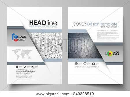 Business Templates For Brochure, Magazine, Flyer, Booklet Or Annual Report. Cover Design Template, E