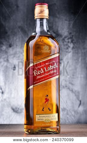 Bottle Of Johnnie Walker Scotch Whisky