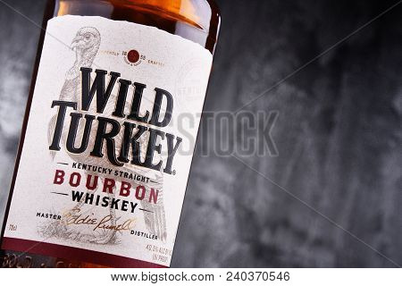 Bottle Of Wild Turkey Kentucky Straight Bourbon Whiskey