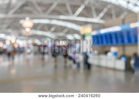 Abstrast Blurred background : airport departure terminal area