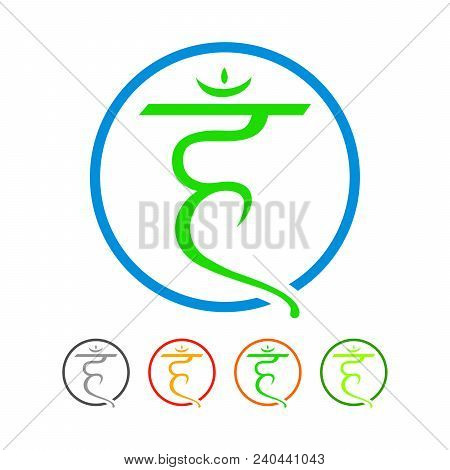 Akasha Circular Vector Symbol Graphic Logo Design