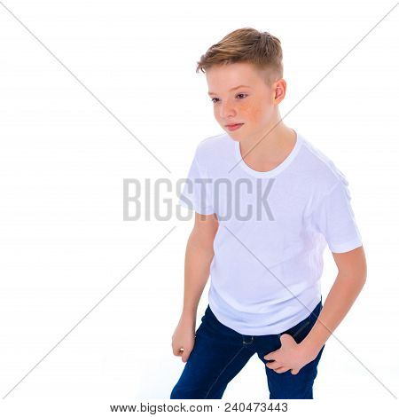 The Little Boy Is Thinking.