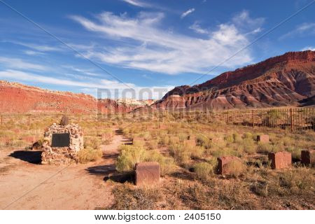 Kirkegården i Paria Canyon