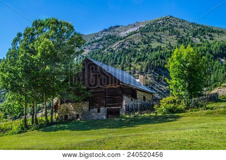Queyras Regional Park In Alps In France