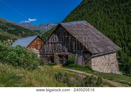 Queyras Regional Park In Alps In France