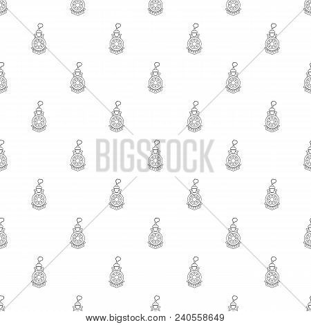 Locomotive Pattern Vector Seamless Repeating For Any Web Design