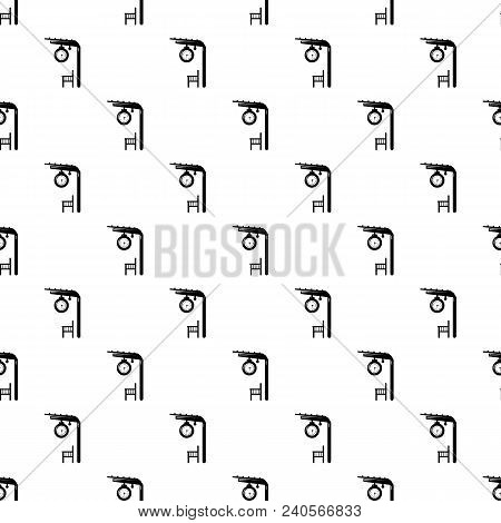 Platform Railway Pattern Vector Seamless Repeating For Any Web Design