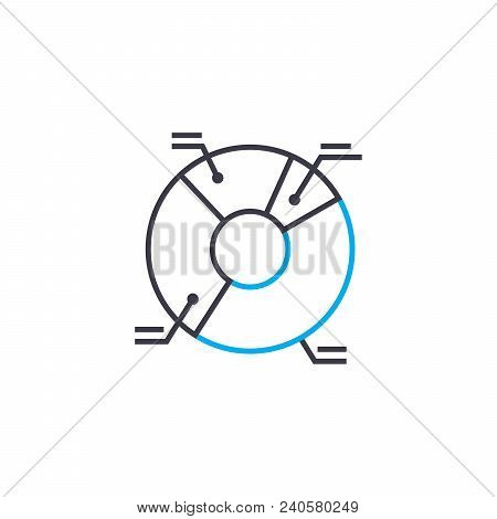 Legend Of The Diagram Vector Thin Line Stroke Icon. Legend Of The Diagram Outline Illustration, Line