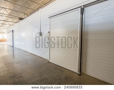 Warehouse Freezer In The Factory