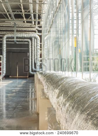 Industrial Pipes And Engine