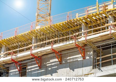 Construction Of A House, Tools For Construction, A Monolithic Multi-storey Concrete House, Supports 