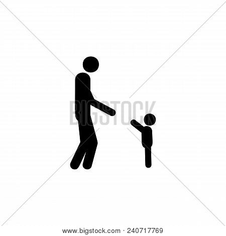 Child Reaches Father Icon. Element Of Life Married People Illustration. Premium Quality Graphic Desi