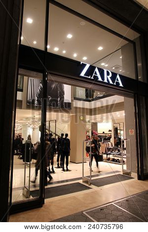 Barcelona, Spain - November 5, 2012: Zara Fashion Store In Barcelona, Spain. Zara Has 1,763 Stores A