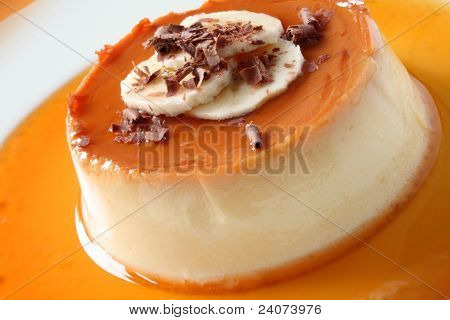 Creme Caramel närbild