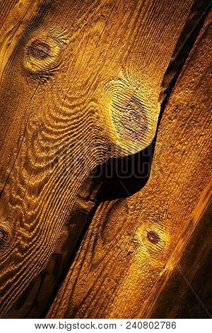 Anbstract Background Or Texture Brown Color Wood Board With Shadow