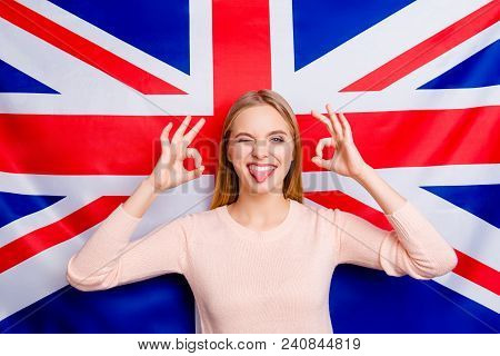 International Background Success Tell Talk Chat Teen Age Symbol Union Jack People Person Happiness C