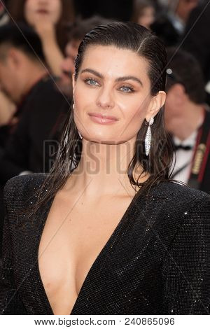 CANNES, FRANCE - MAY 13: Isabeli Fontana attends the screening of 'Sink Or Swim (Le Grand Bain)' during the 71st annual Cannes Film Festival at Palais des Festivals on May 13, 2018 in Cannes, France.