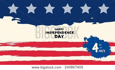 Happy Independence Day. Vector Illustration.