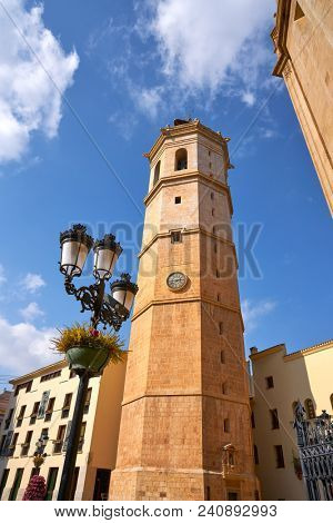 Castellon el Fadri gothic belfry tower of Cathedral