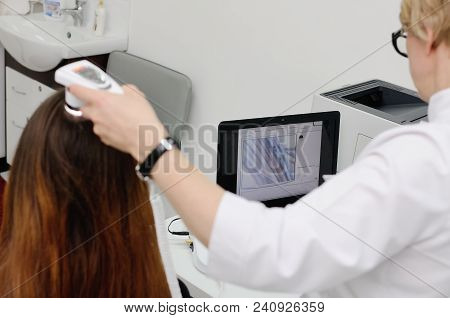 Trihoskopiya - Is A Method Of Hair Examination Using A Special Device - Trihoskopa.