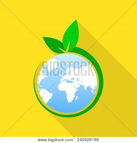 Global Green Day Icon. Flat Illustration Of Global Green Day Vector Icon For Web Design