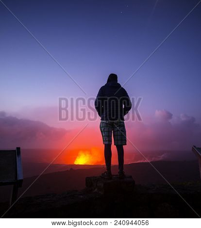 Kilauea Active Volcano on Big Island, Hawaii