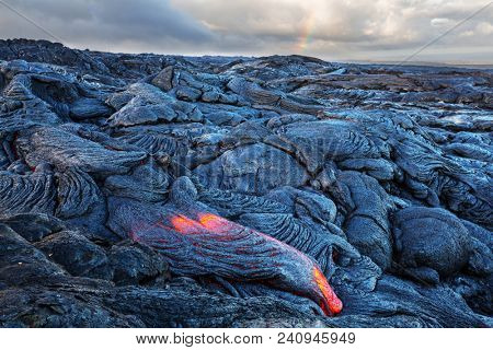 Kilauea Active Volcano on Big Island, Hawaii