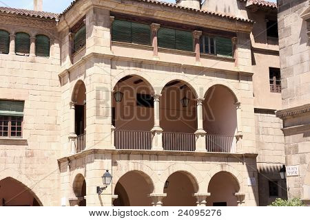 Poble Espanyol, spanischen Dorf In Barcelona, Spanien