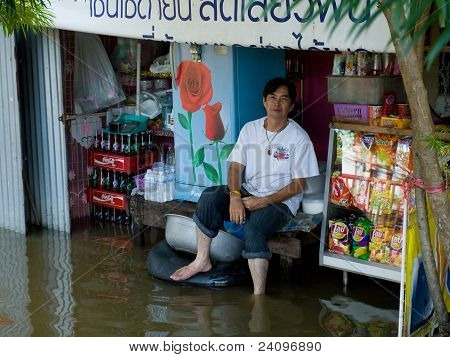 2011 Ayuttaya, 태국 우기