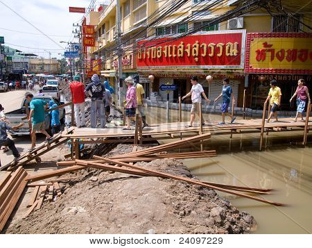 2011 Ayuttaya, 태국 우기