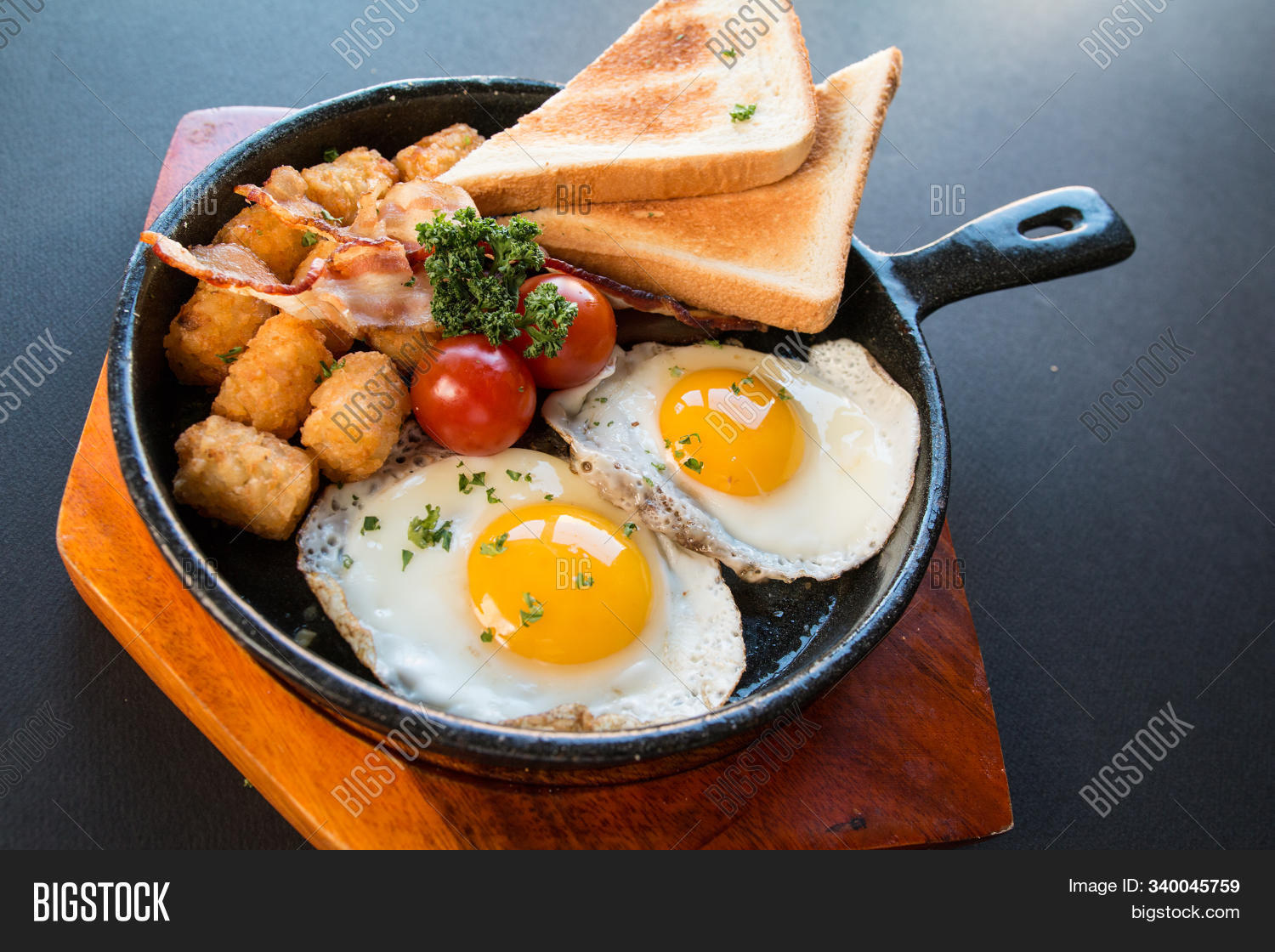 Scrambled Egg Skillet Image & Photo (Free Trial) Bigstock