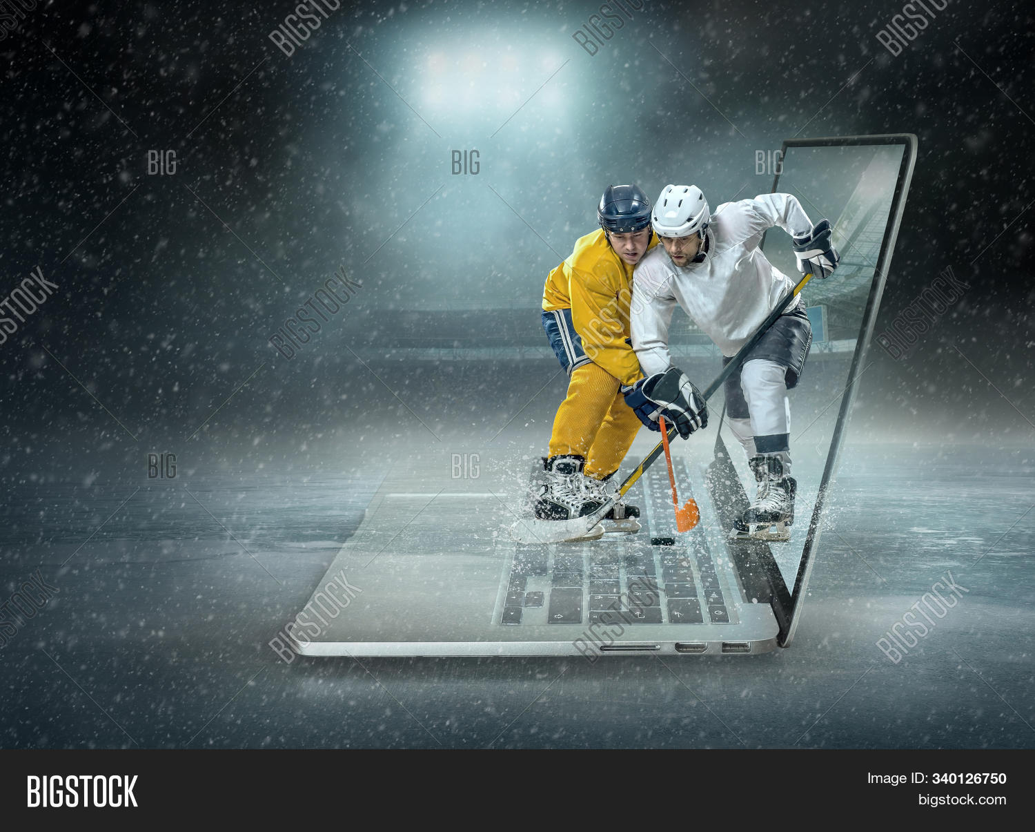 Caucassian Ice Hockey Image & Photo (Free Trial) Bigstock