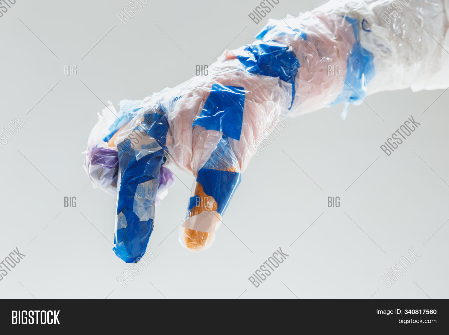 Big Plastic Hand Made Image & Photo (Free Trial) Bigstock