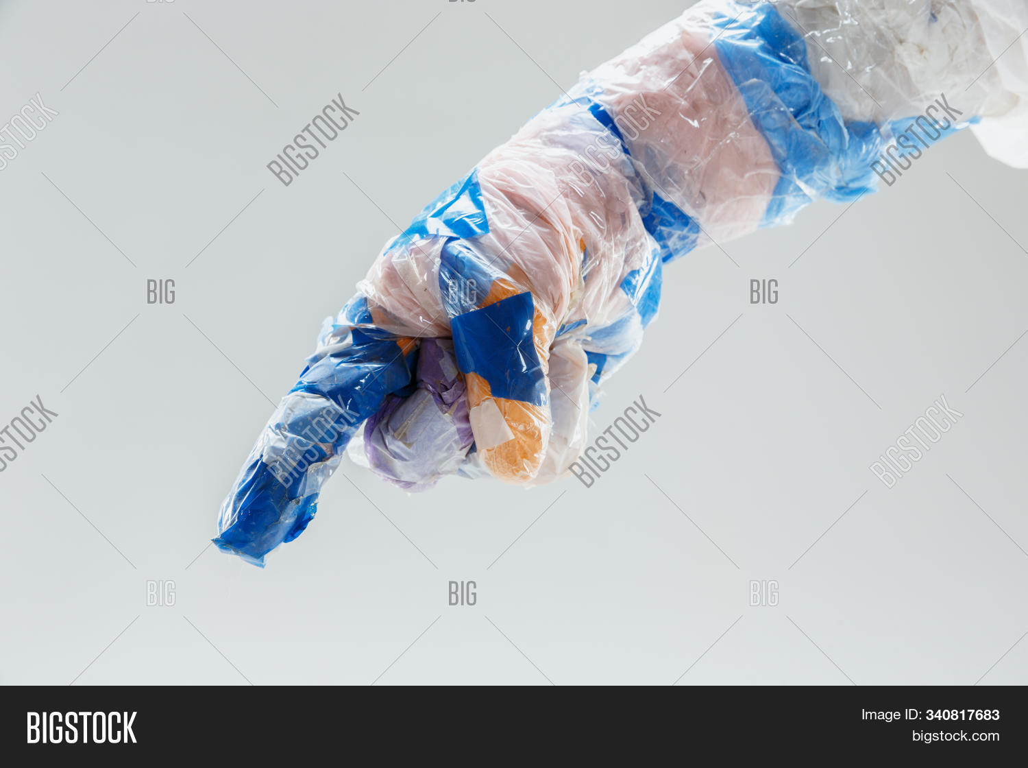 Big Plastic Hand Made Image & Photo (Free Trial) Bigstock