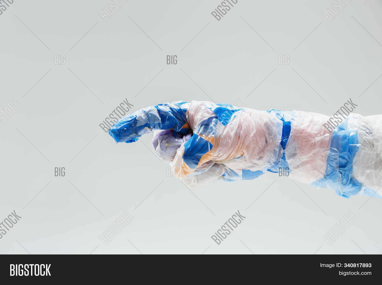 Big Plastic Hand Made Image & Photo (Free Trial) Bigstock