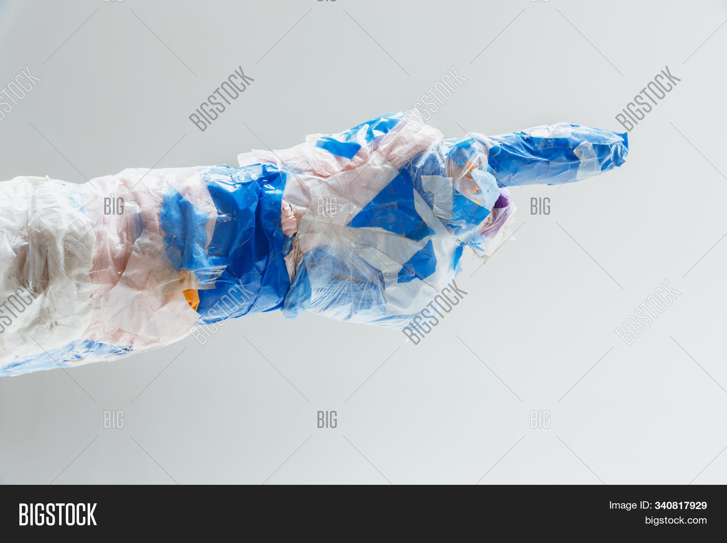 Big Plastic Hand Made Image & Photo (Free Trial) Bigstock