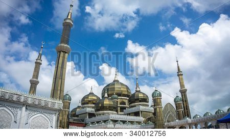 Crystal Mosque Or Masjid Kristal In Kuala Terengganu, Terengganu, Malaysia.
