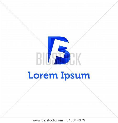 Fb Initial Logo Design Simple Unique Modern