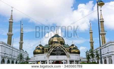 Crystal Mosque Or Masjid Kristal In Kuala Terengganu, Terengganu, Malaysia.