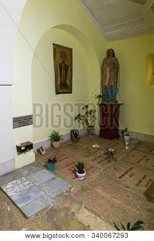 Jerusalem, Israel, December 07, 2019 : The Interior Of The Our Lady Of The Ark Of The Covenant Churc