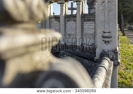Lyon, France, Europe, 6th December 2019, View Of The Family Tomb Of The Lumiere Family Including The