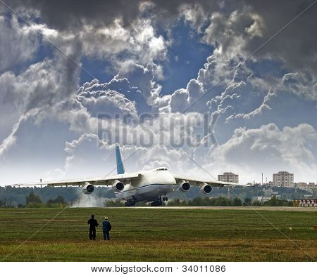 Transportfly til start