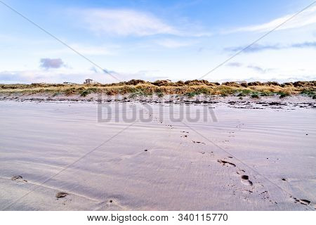 Narin Strand Is A Beautiful Large Blue Flag Beach In Portnoo, County Donegal In Ireland