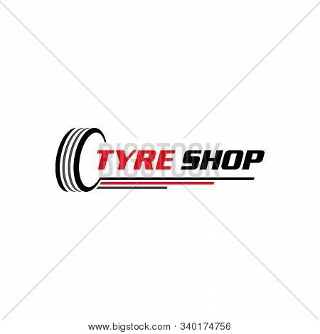Tire Shop Logo Template. Tire Icon Vector Illustration.