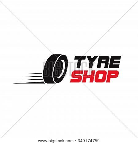 Tire Shop Logo Template. Tire Icon Vector Illustration.