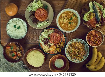 Ghanaian Assorted  Cuisine